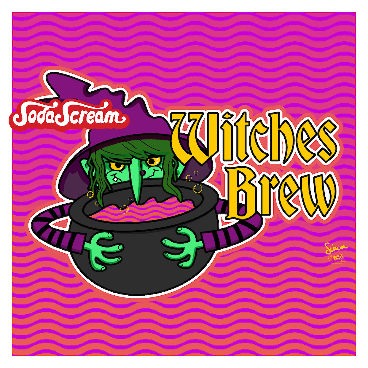 SodaScream Halloween soda syrup mockups – Witches Brew