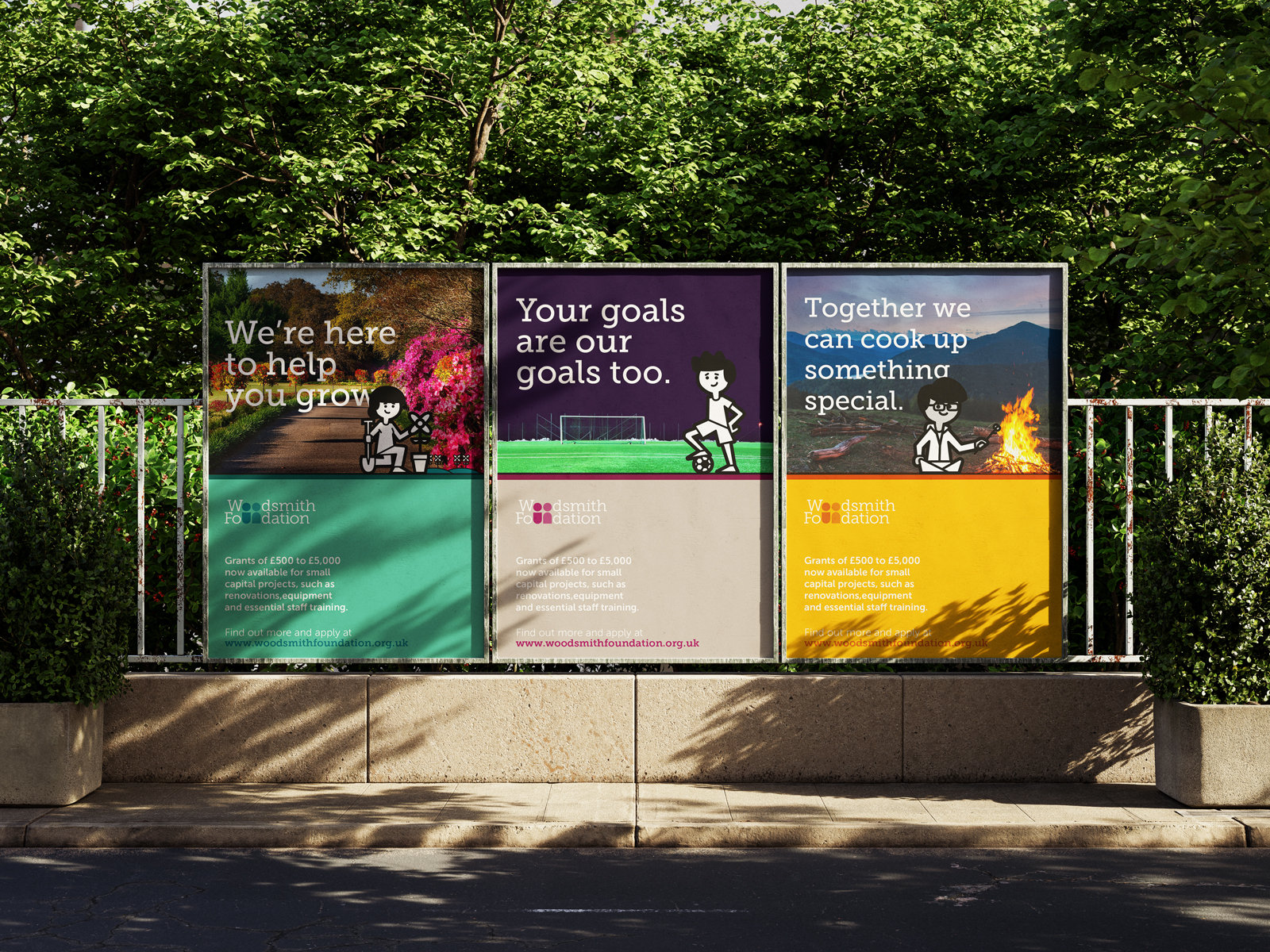 Woodsmith Foundation rebrand concepts