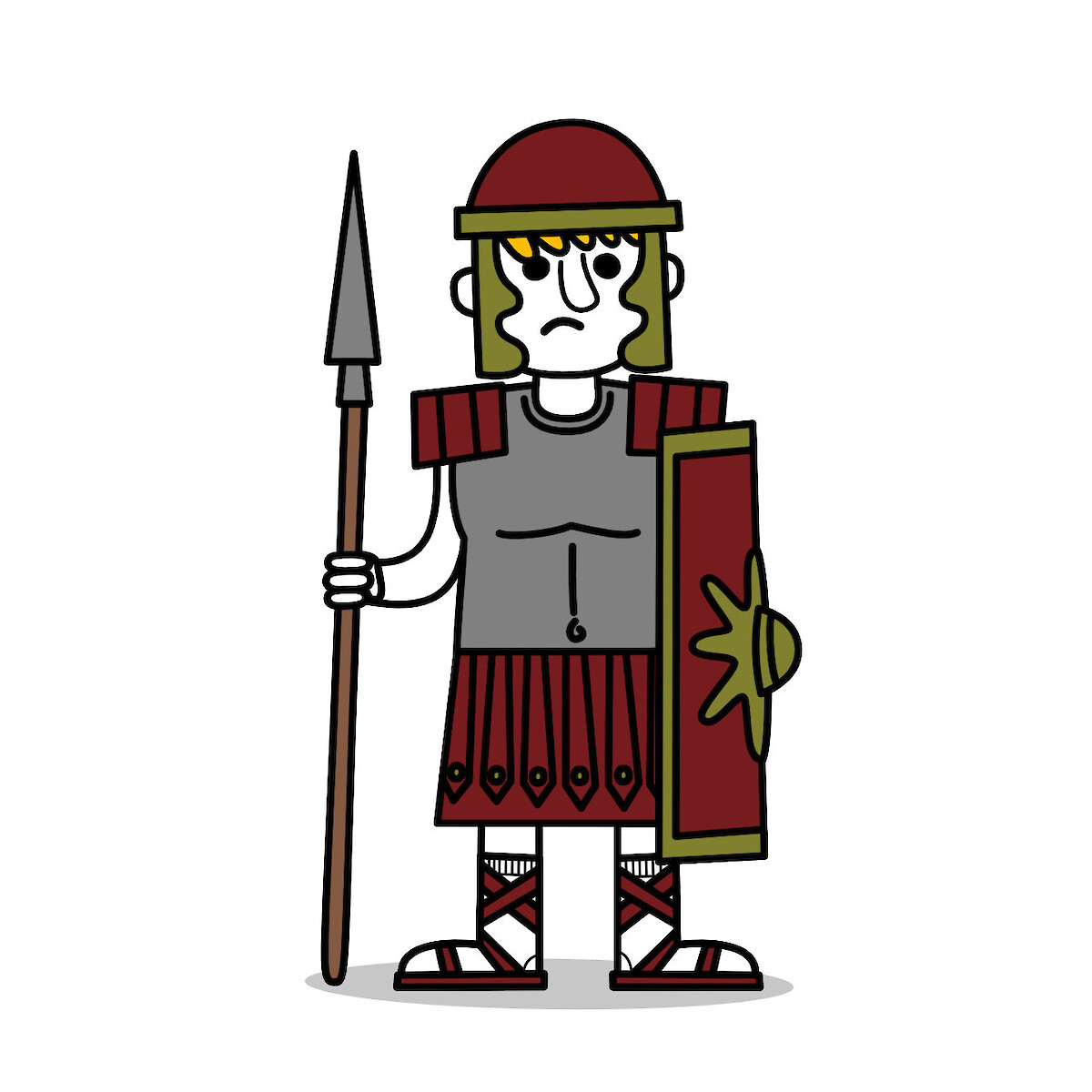 Illustrations for The National Literacy Trust Revolutionary Romans project