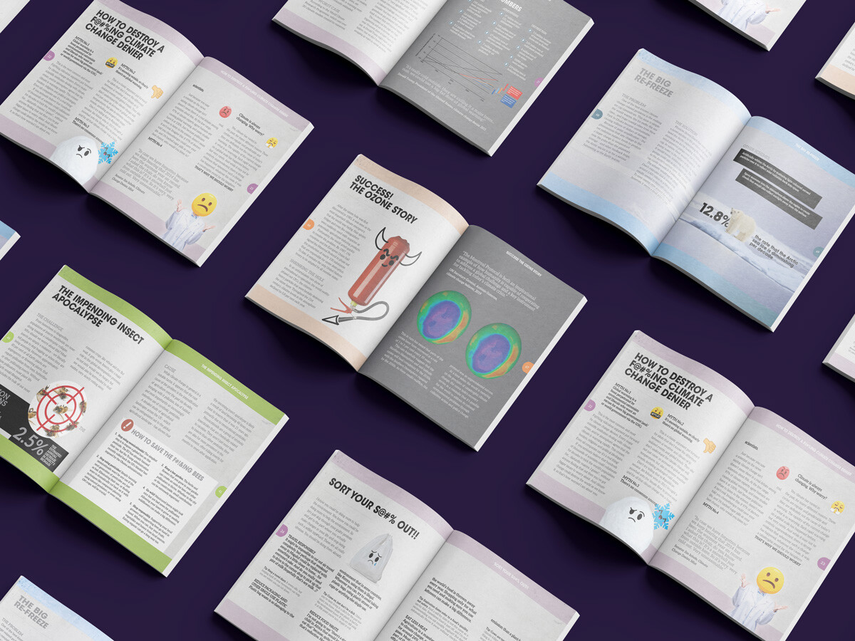 Spread created for publisher pitch deck