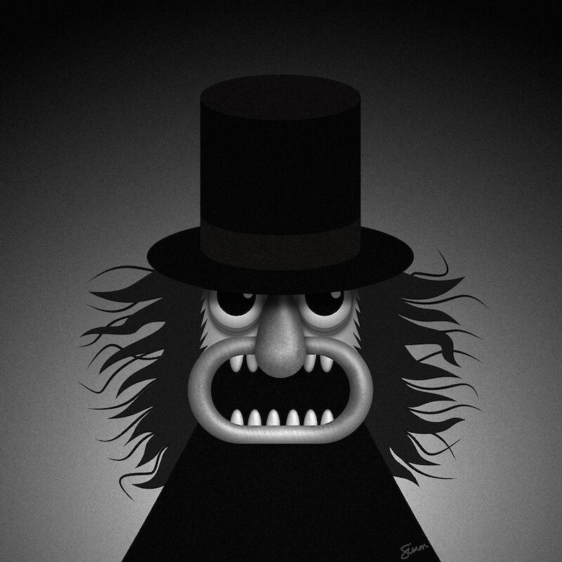 Animal Alphabets Movie Monster Twitter prompt illustrations – The Babadook