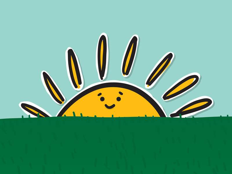 Sun illustration for STEM based board game for Scarborough Engineering Week