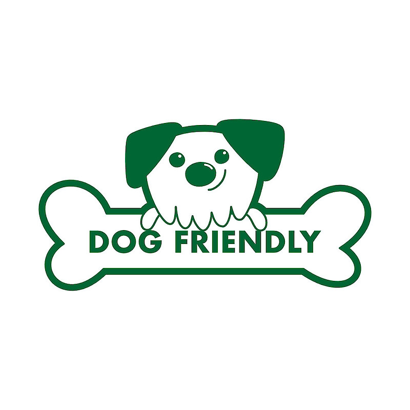 "Dog friendly" logo created for a campsite client