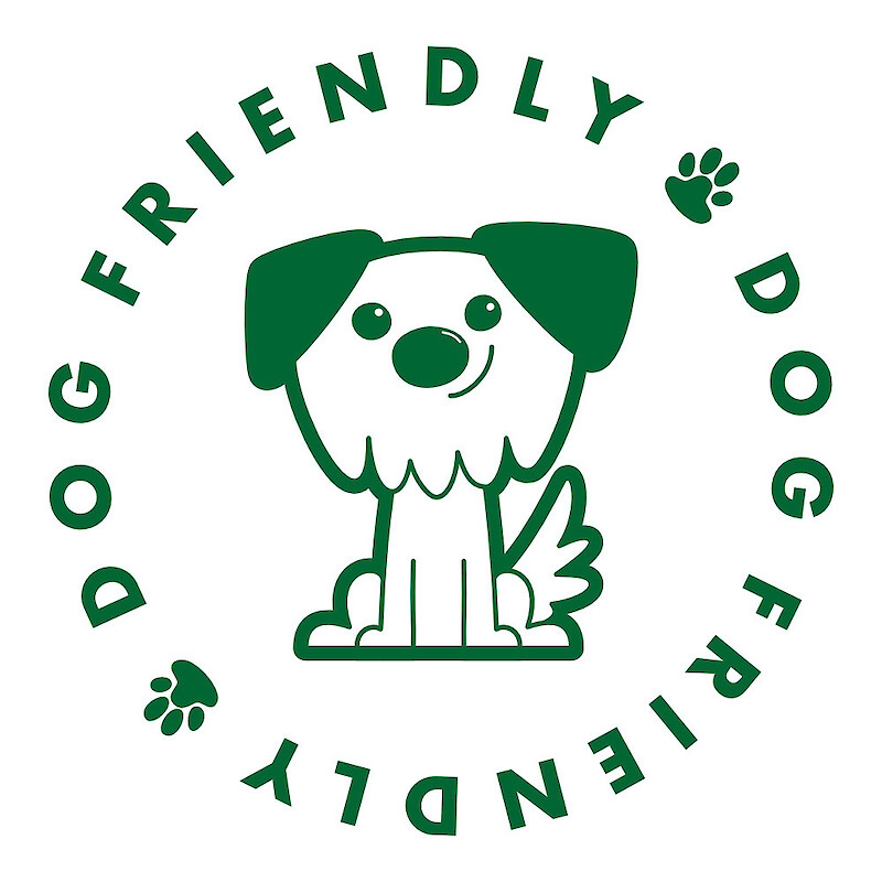 "Dog friendly" logo created for a campsite client