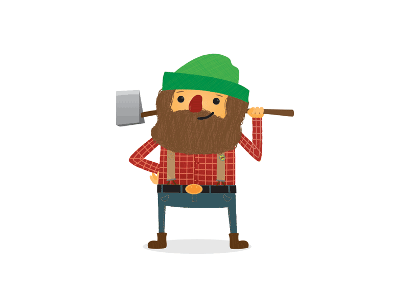 He's a lumberjack and he's ok