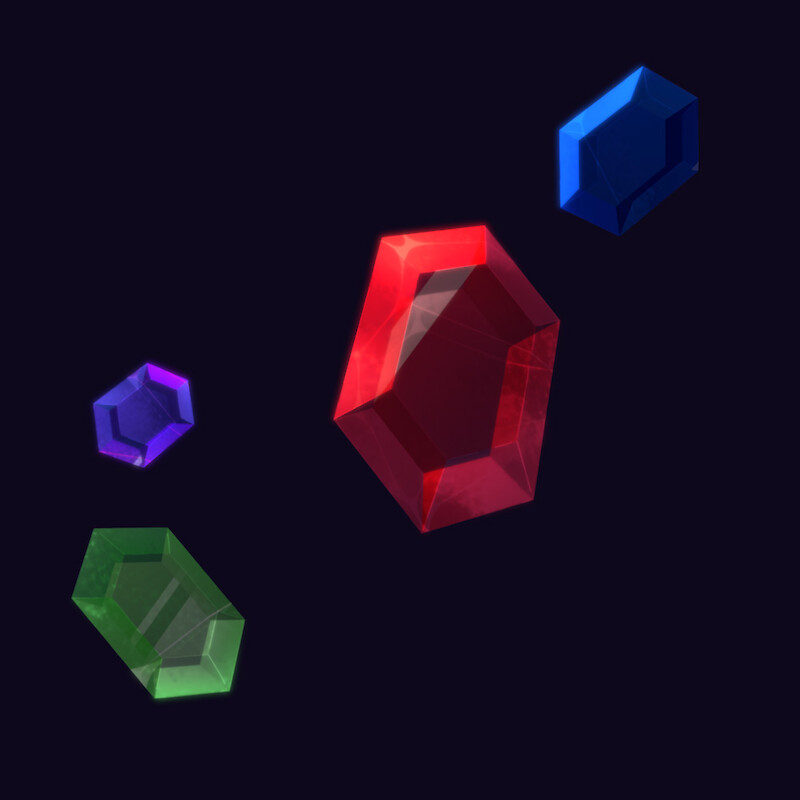Zelda 3D Rupees